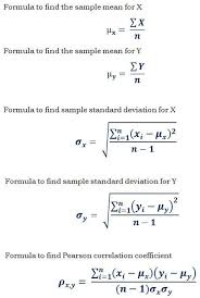 Formulas To Calculate Pearson Correlation Coefficient Http Ncalculators Com Statistics Correlation Coefficie Statistics Math Statistics Notes Ap Statistics