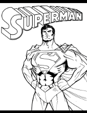 The coloring sheet has superman with his love interest lois lane and the two are discussing something serious. Superman Coloring Pages To Print Topcoloringpages