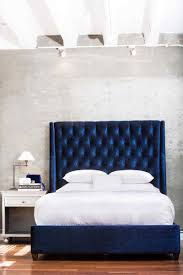 12 Fabulous Velvet Beds Headboards For Your Bedroom Remodel Bedroom Master Bedrooms Decor Blue Headboard