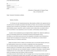 Si le cv reste un élément clé d'une candidature, la lettre de motivation constitue un pont relationnel qui peut s'avérer déterminant quant à l'obtention d'un entretien. Lettre De Motivation Master Campus France Listen Ll