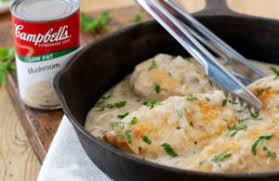This easy skillet supper features chicken, broccoli and rice simmering in a creamy gravy made with campbell's® condensed cream of chicken soup. Top 6 Cream Of Mushroom Soup Recipes Campbell S Uk