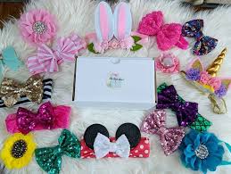 Subscribe Today For The Bow Box Receive So Many Gorgeous Bows Each Month For One Super Low Price Amazing Value Alw Baby Bows Sparkle Bows Bow Subscription