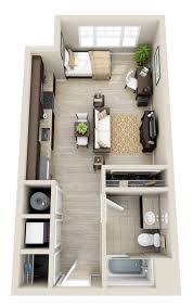 Floor Plans Studio Small Apartment Layout Garage Apartment Interior Apartment Floor Plans