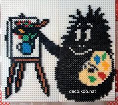 Perles Hama Barbouille Des Barbapapa Peintre Barbe A Papa Perles A Tisser Perle