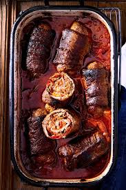 Geschmorte Rinderrouladen Italian Style Rezept Lecker Rezept Rezepte Rinderrouladen Lecker