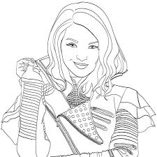 Mal Coloring Pages Coloring Home