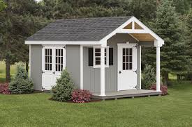 Small corner porches on sheds give you advantages. Garden Shed With Porch Manor Garden Shed Stoltzfus Structures