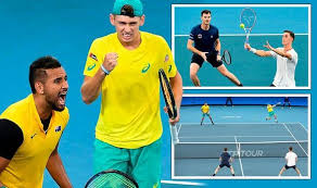 Alex de minaur (aus v alexander zverev (ger). Australia S Nick Kyrgios And Alex De Minaur Stun Great Britain In Dramatic Atp Cup Match Tennis Sport Express Co Uk