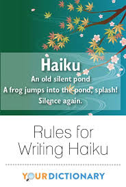 Rules For Writing Haiku Haiku Poems For Kids Haiku Poetry Haiku Poems Examples