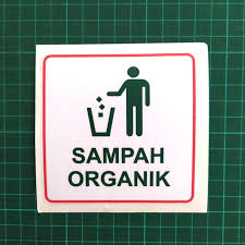Kemudian buat tulisan sampah organik dan sampah non organik pada kertas warna. Jual Stiker Tanda Sampah Organik Jakarta Barat Tokopastijaya Tokopedia
