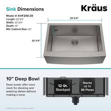 bowl farmhouse kitchen sink