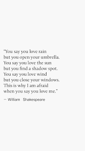I M Afraid William Shakespeare Poetic Quote Literary Quotes Literature Quotes