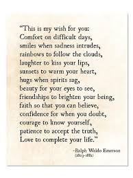 Ralph Waldo Emerson Quote My Wish For You Grad Graduation Etsy Emerson Quotes Words Quotes Wisdom Quotes