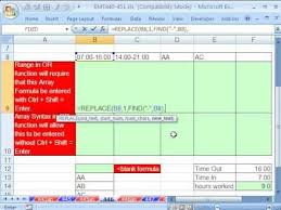 Excel Magic Trick 446 Time In Time Out In Same Cell Bad Setup Leads Excel The More You Know I Need To Know