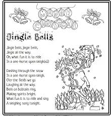 Jingle Bells A Handout Jingle Bells Kids Poems Christmas Activities For Kids