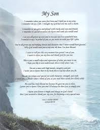 Sons Poems Son Poems Son Birthday Quotes Poem For My Son