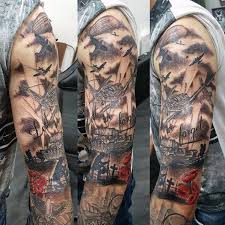 60 Tank Tattoos For Men Armored Vehicle Ink Ideas Tank Tattoo Military Sleeve Tattoo Army Tattoos