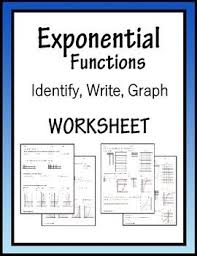 Exponential Functions Algebra Worksheet Exponential Functions Algebra Worksheets Functions Algebra