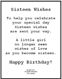 Sweet 16 Poems And Quotes Quotesgram Birthday Verses For Cards Birthday Card Sayings Card Sayings