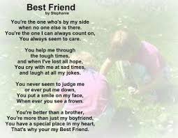 Best Friend Poem Birthday Quotes For Best Friend Best Friend Poems Friendship Poems