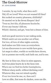 The Good Morrow By John Donne One Of My Favourites John Donne Poems Poetry Foundation Poetry Words