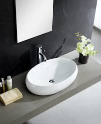 fine fixtures modern ceramic oval
