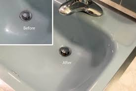 how to repair a porcelain sink