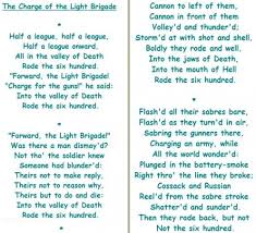 Tennyson And The Charge Of The Light Brigade Poetry Analysis Valley Of Death Poems Poetry Analysis