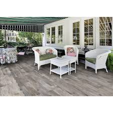 Hard Gray Wood Plank Porcelain Tile Floor Decor Patio Flooring Outdoor Tiles Outdoor Patio Designs