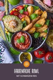 Rezept Fur Buddha Bowl Mit Schwarzem Reis Und Avocado Rezept Rezepte Ayurvedische Rezepte Gesunde Rezepte