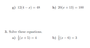 Linear Equations With Brackets And The Variable In Both Sides Worksheet With Solutions Linear Equations Literal Equations Equations