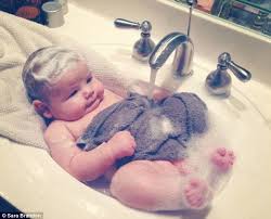 bathing babies in bali