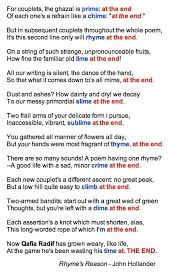 Ghazal Poetry Form Forms Of Poetry Couplet Ghazal Poem