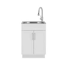 stainless steel laundry sink