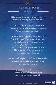 The Guest House A Poem By Rumi Rumi Poem Compassion Poems Rumi Love Quotes