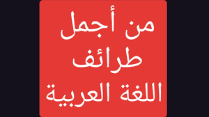من أجمل طرائف اللغة العربية Youtube