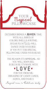 Free Printable Christmas Poems Christmas Pillowcases Christmas Gift Tags
