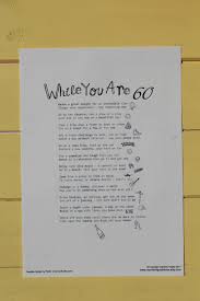 A Fun Bucket List Of Things To Do While You Are 60 Version For Females The Text Reads While You A Birthday Poems Birthday Poem For Friend 60th Birthday Poems