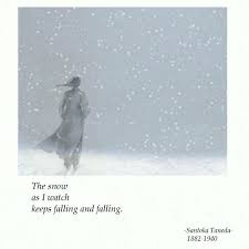 Snow Watch Keep Falling Japanese Poetry Zen Artwork Buddhist Wisdom