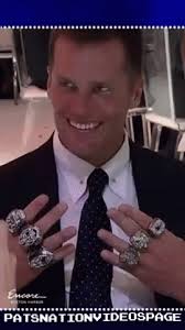 The future hall of fame quarterback placed a sixth ring on his finger after the team received their rings thursday night. Tom Brady Rings Gifs Tenor