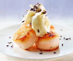 Lavendelschaum Auf Jakobsmuscheln Recipe Gourmet Recipes Quick Fish Recipes Food