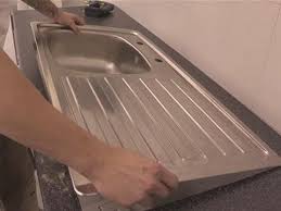 how to install a kitchen sink into a