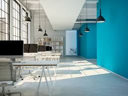 Conduit, radiators, and other components painted the same color as the wall will. 10 Best Office Paint Colors To Improve Productivity