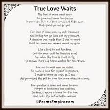 Prison Love Poems True Love Waits Love Poems Cute Love Poems