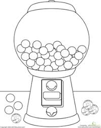 Post your colored pages with the hashtags #taramcphersoncoloringpages, and we will pick 5 winners to receive a large signed lithograph print of your choice!! Color The Gumball Machine Worksheet Education Com Gumball Machine Bubble Gum Machine Gumball
