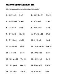 Solve for the variables using any method; Practice Solving For Variables Worksheet By Amber Mealey Tpt