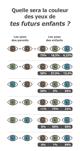 Vous Voulez Connaitre La Couleur Des Yeux De Votre Enfant La Voici Couleur Yeux Couleur Yeux Bebe Yeux