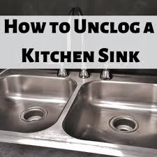 how to unclog a kitchen sink drain: 8