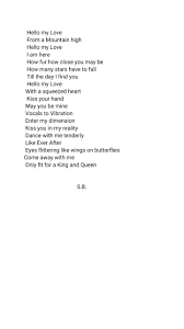 Pin By S B On Poems Hello My Love My Love I Found You