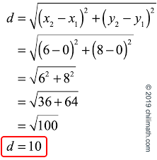 Distance Formula Chilimath